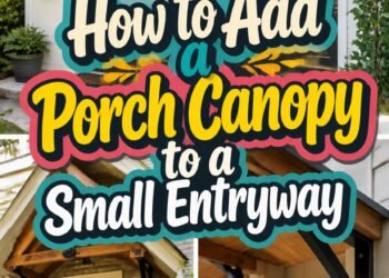 How to Add a Porch Canopy to a Small Entryway