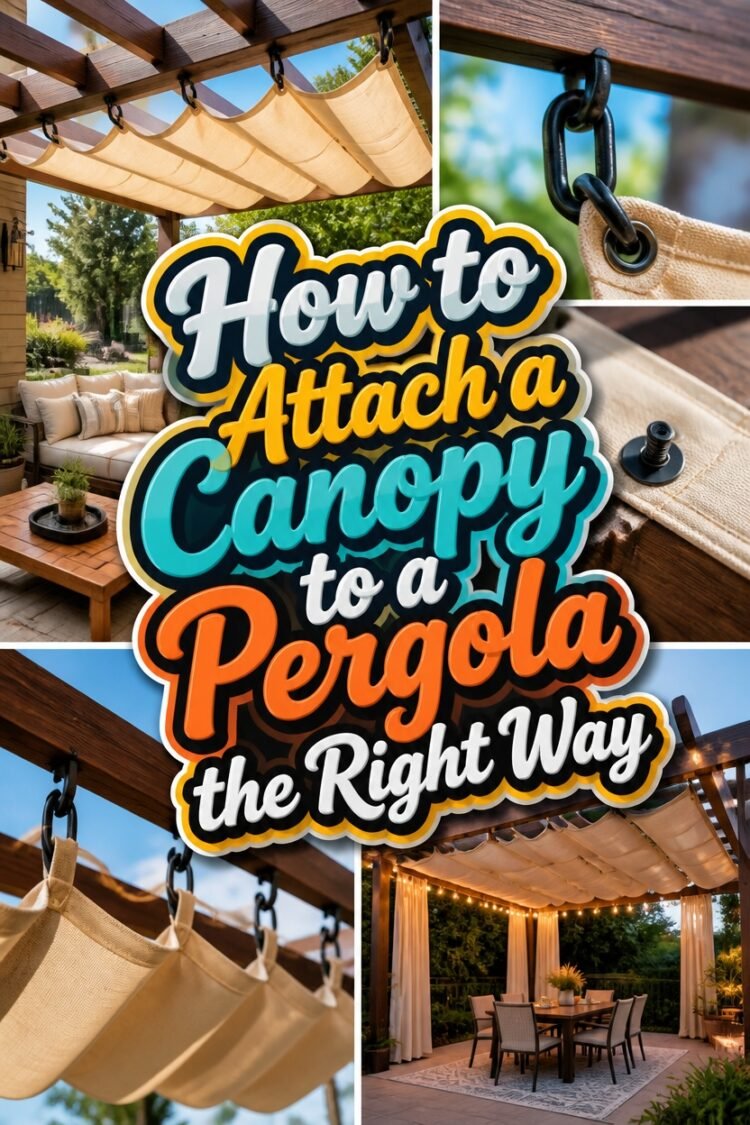 How to Attach a Canopy to a Pergola the Right Way