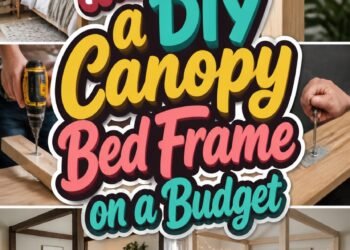 How to Build a DIY Canopy Bed Frame on a Budget