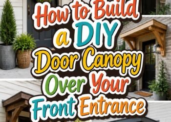 How to Build a DIY Door Canopy Over Your Front Entrance