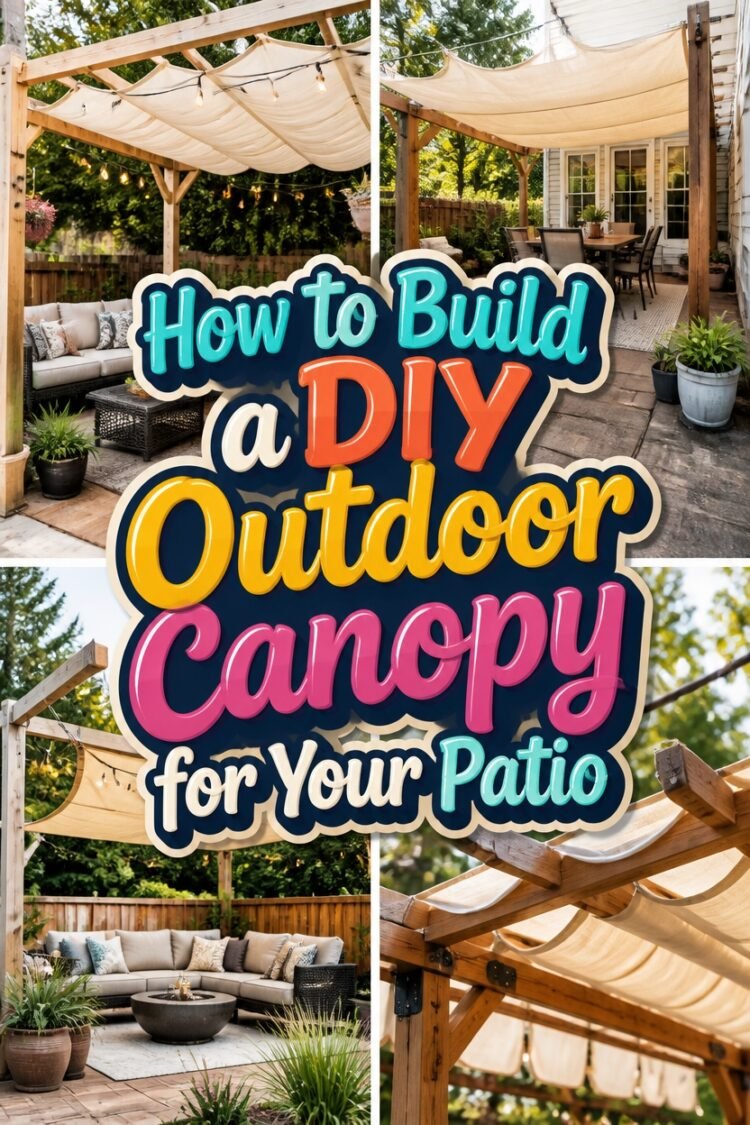 How to Build a DIY Outdoor Canopy for Your Patio