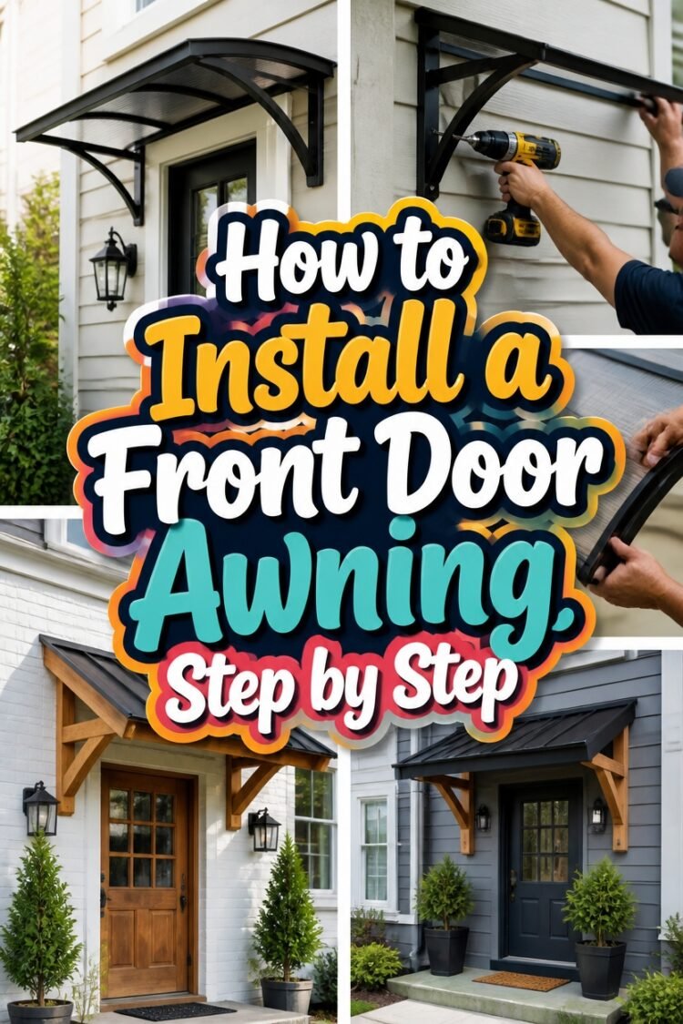 How to Install a Front Door Awning Step by Step