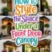 How to Style the Space Under a Front Door Canopy