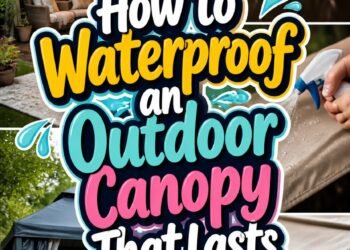 How to Waterproof an Outdoor Canopy That Lasts