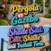 Pergola vs Gazebo vs Shade Sail