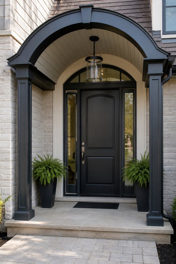 aesthetic protective entry canopies