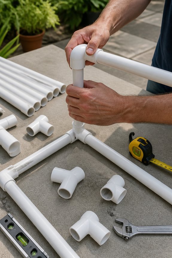 affordable pvc frame construction