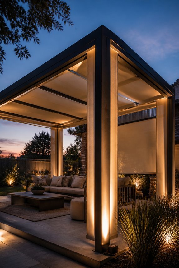 architectural uplighting for canopies