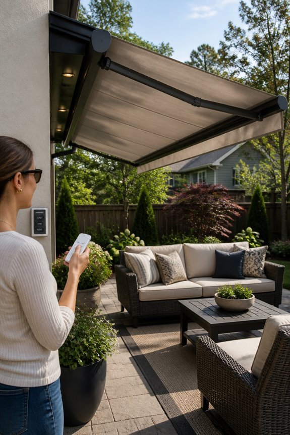 automated outdoor shade solutions