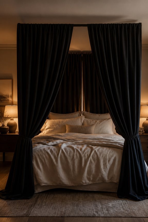 blackout curtains for canopies