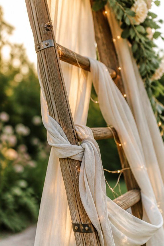 budget friendly boho wedding canopy
