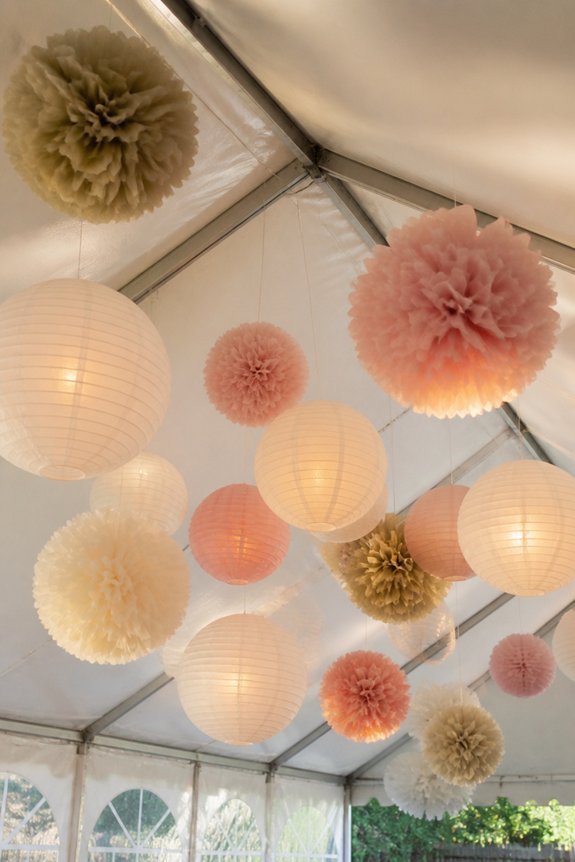 budget friendly hanging decorations