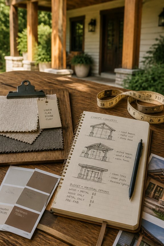 canopy design and budget