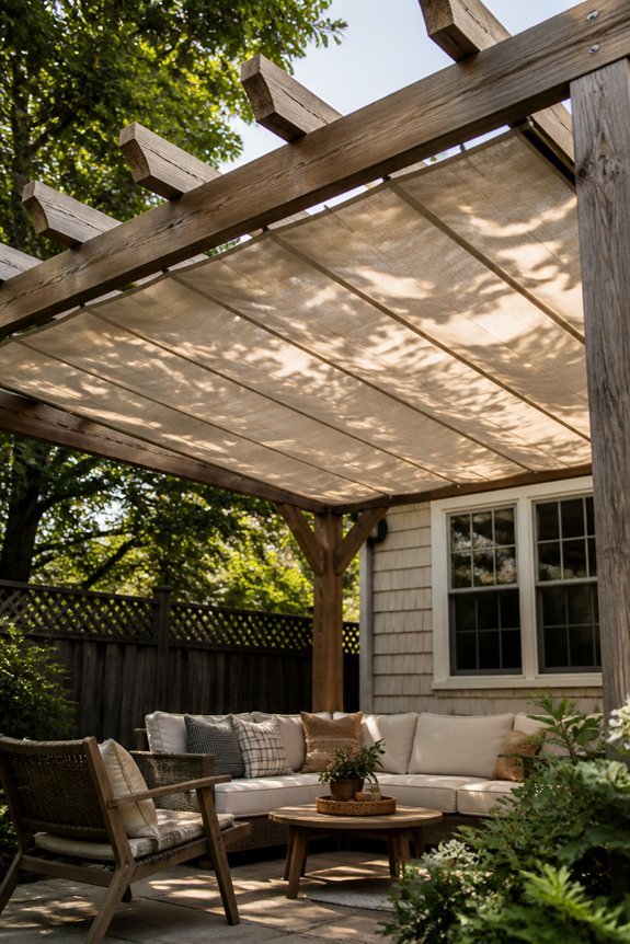 canopy selection for pergolas