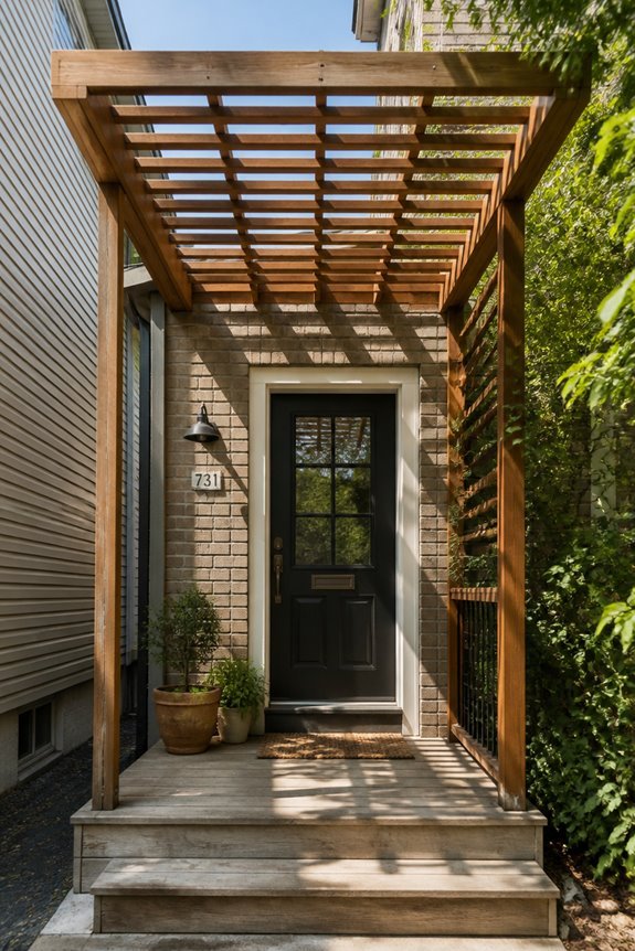 compact pergola design options