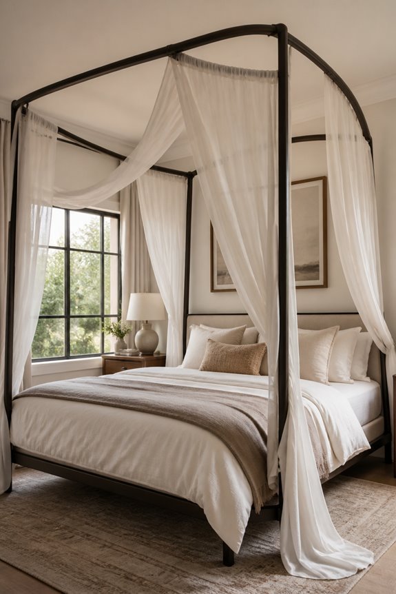 curved canopy bed designs