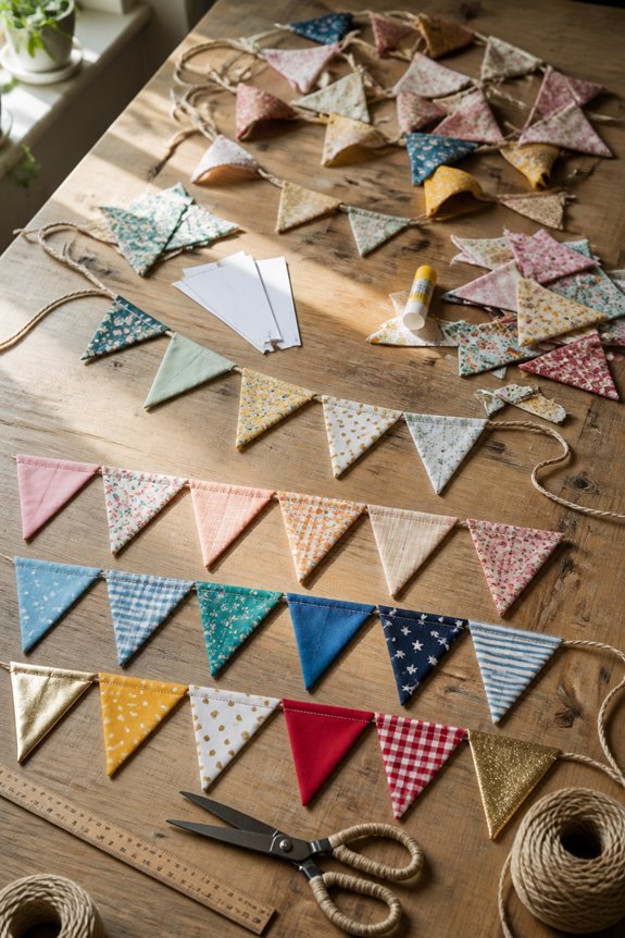 custom bunting for decorations