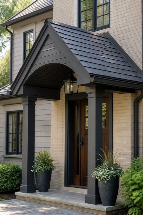 customizable triangular pitched canopies