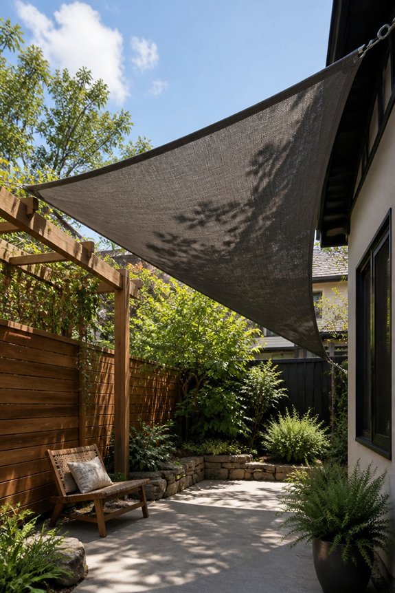 diagonal shade sail solutions