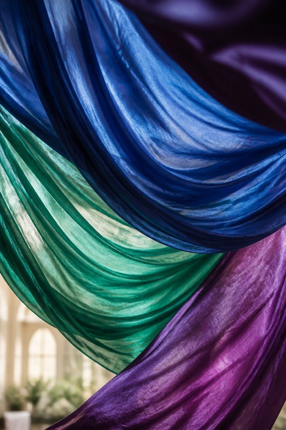 dramatic jewel tone elegance