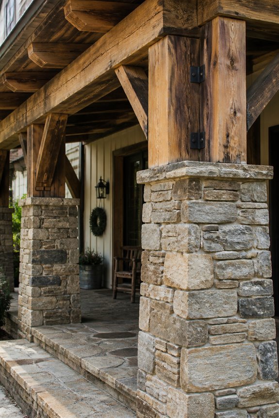 durable stone and wood