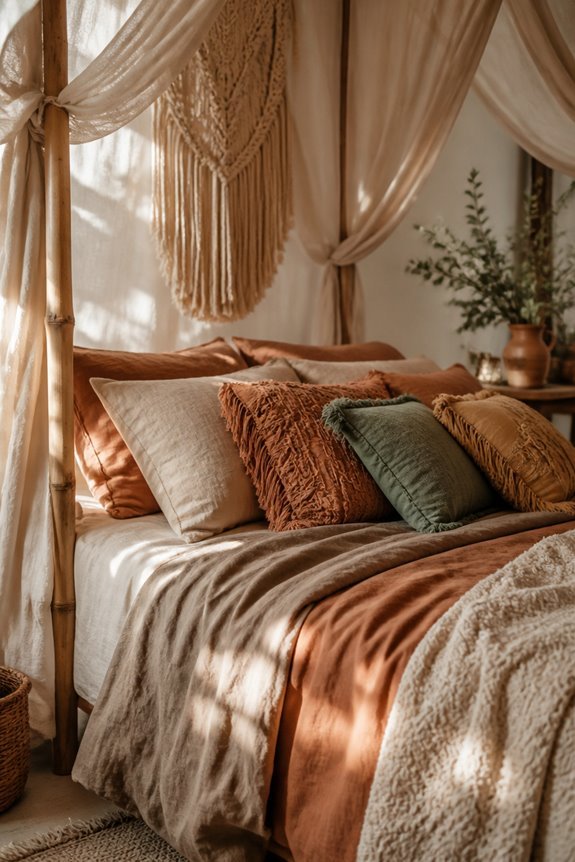 earthy tones for beds