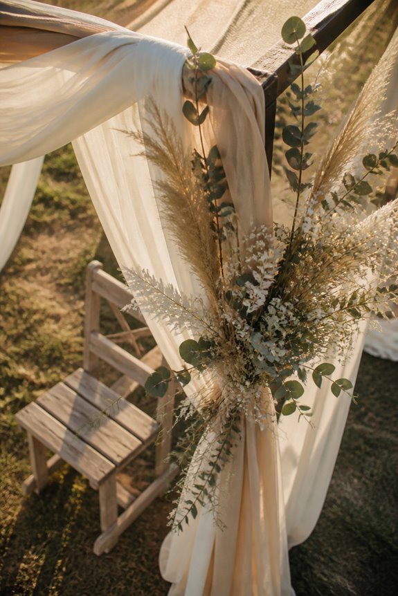 elegant budget wedding canopies