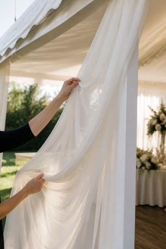 elegant fabric draping techniques