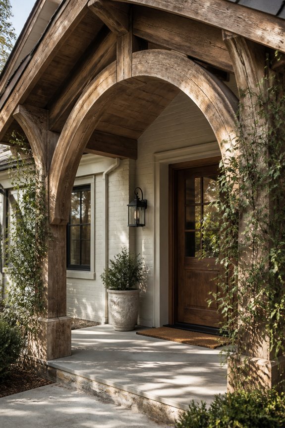 elegant functional entrance canopies