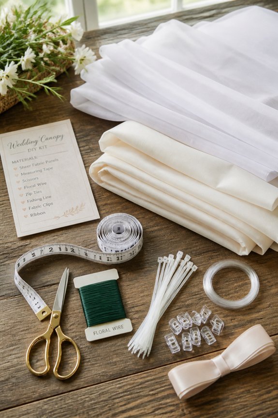 essential supplies for draping