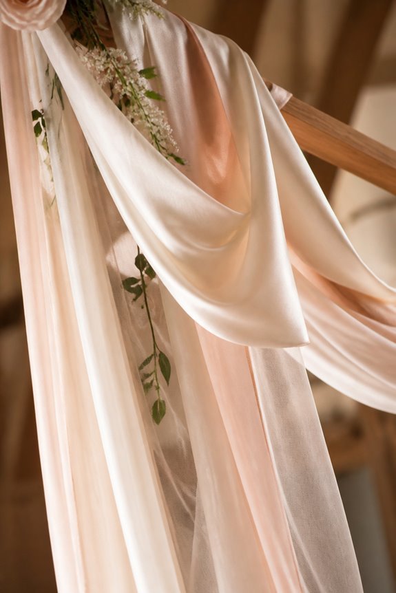 ethereal elegance with silk