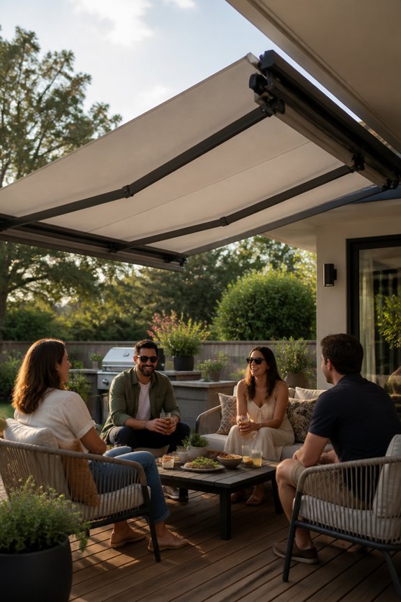 flexible shade for entertaining