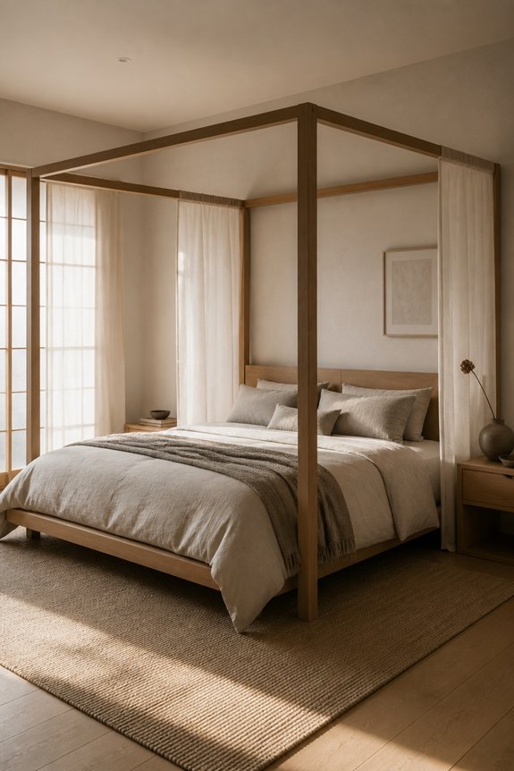 intentional japandi canopy design