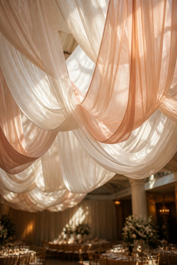 layered translucent fabric design