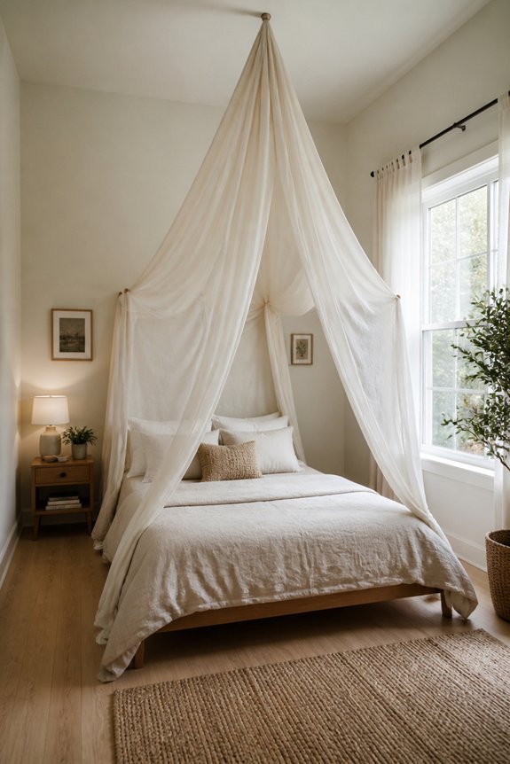 lightweight draped canopy design
