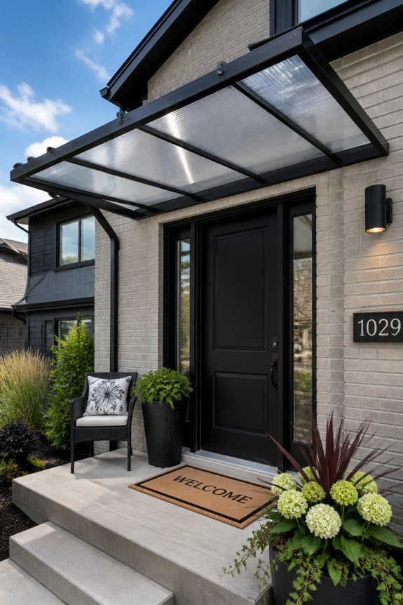 lightweight durable front canopies