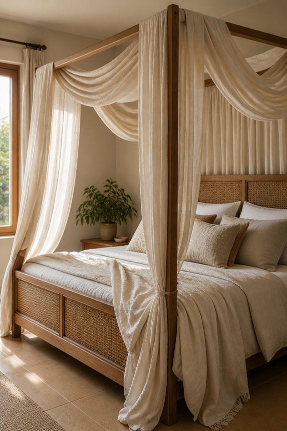 natural boho canopy design
