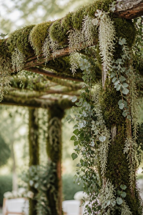 natural woodland ceremony canopy