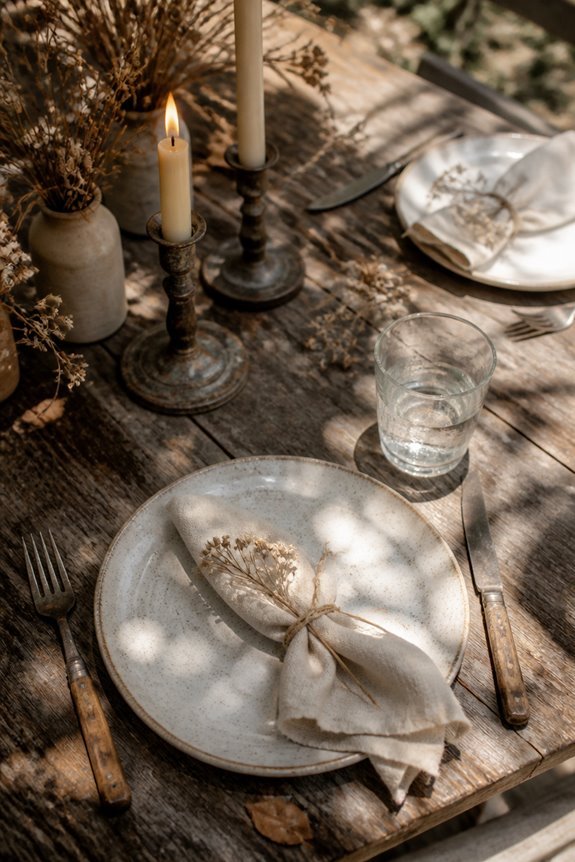rustic outdoor charm canopy