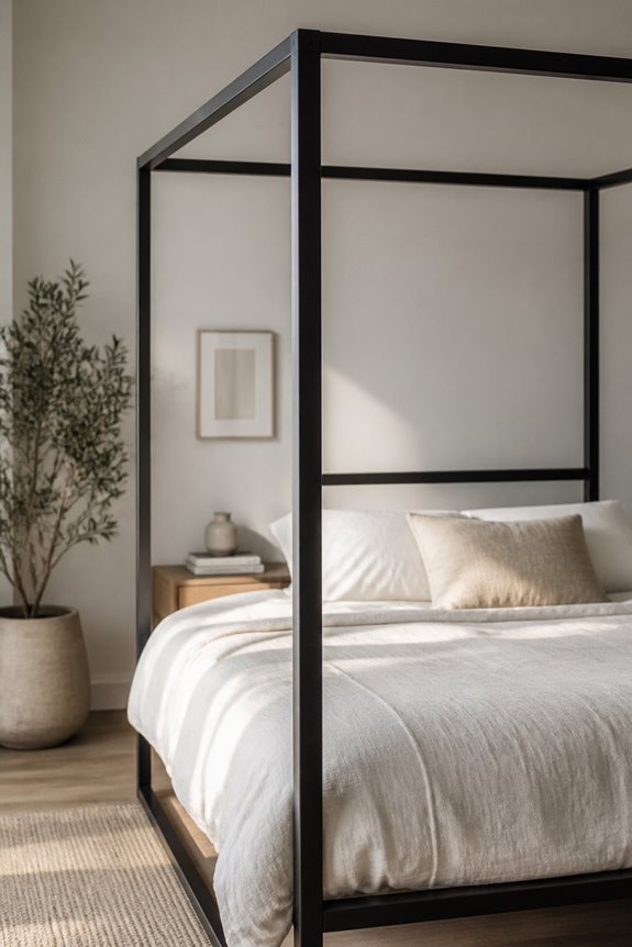 sleek metal frame canopies
