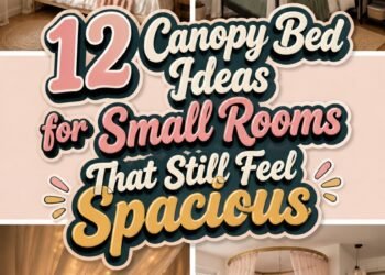 space saving canopy bed ideas