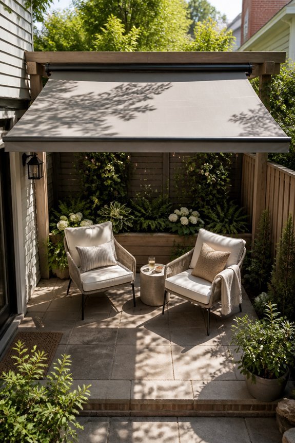 space saving retractable shade solutions