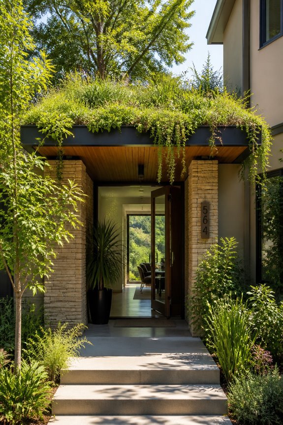 sustainable overhead vegetation structures