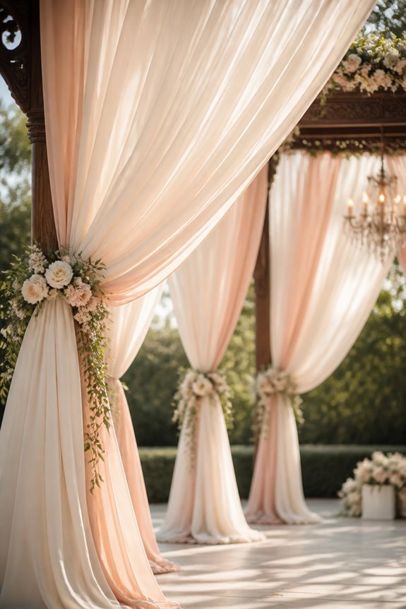 visual impact through draping