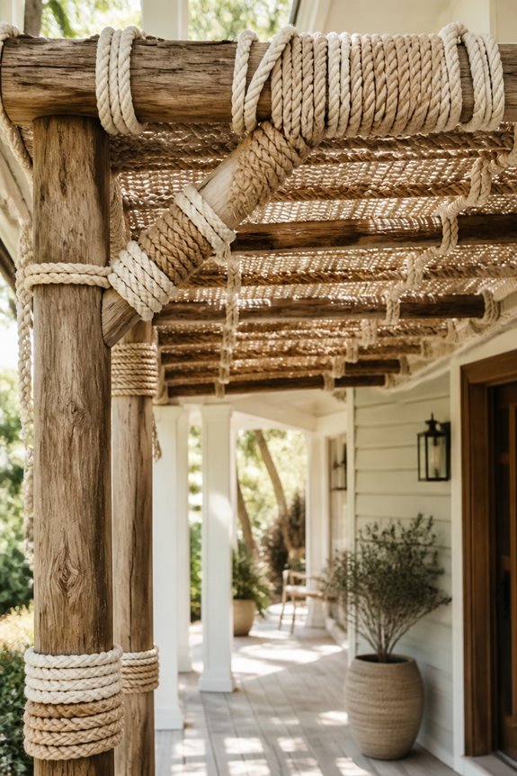 woven rope canopy design