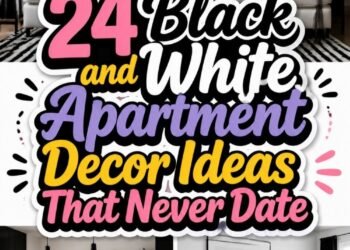 24 Black and White Apartment Decor Ideas That Never Date