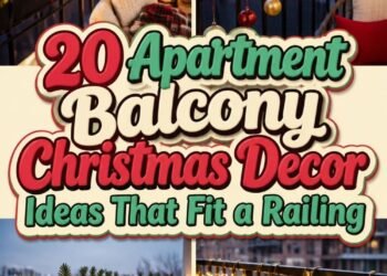 Apartment Balcony Christmas Decor