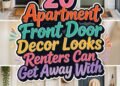 Apartment Front Door Decor