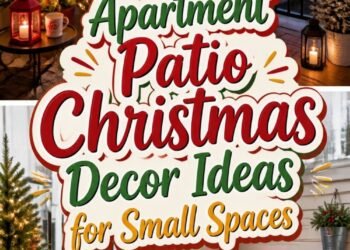 Apartment Patio Christmas Decor Ideas