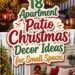 Apartment Patio Christmas Decor Ideas
